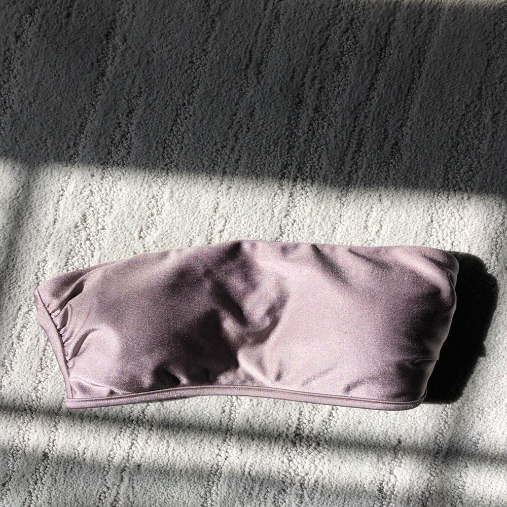 Strapless swim top!